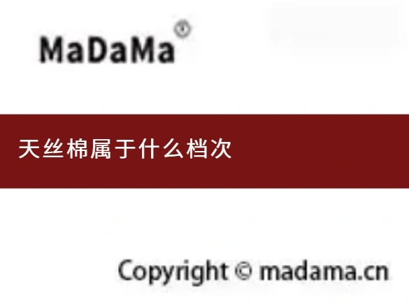 天丝棉属于什么档次