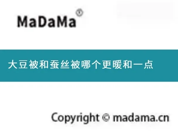 大豆被和蚕丝被哪个更暖和一点