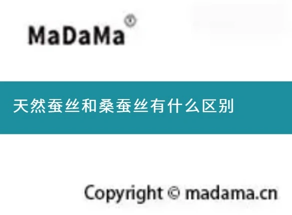天然蚕丝和桑蚕丝有什么区别