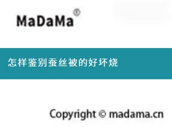 怎样鉴别蚕丝被的好坏烧