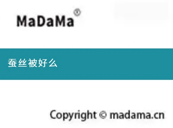 蚕丝被好么