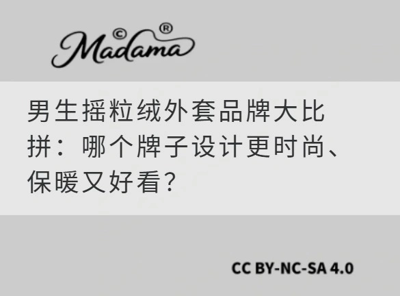 男生摇粒绒外套品牌大比拼：哪个牌子设计更时尚、保暖又好看？