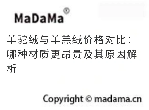 羊驼绒与羊羔绒价格对比：哪种材质更昂贵及其原因解析